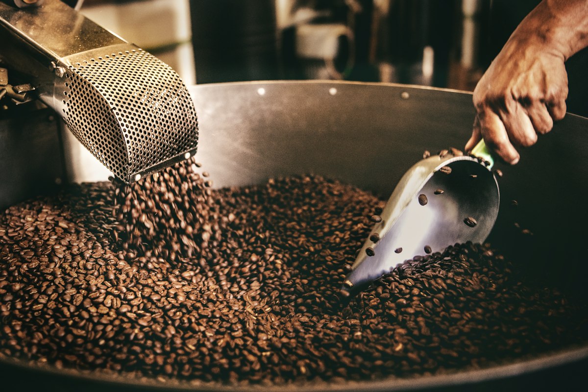 Colombian Huila coffee beans